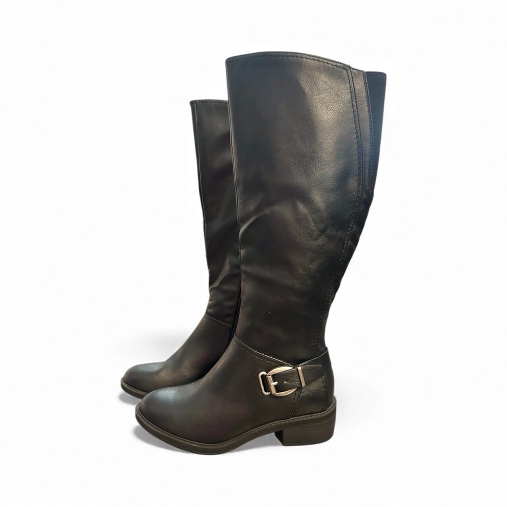 NEW! BareTraps Women’s Sasson Tall Riding Boots Slip Resistant Black 6 M